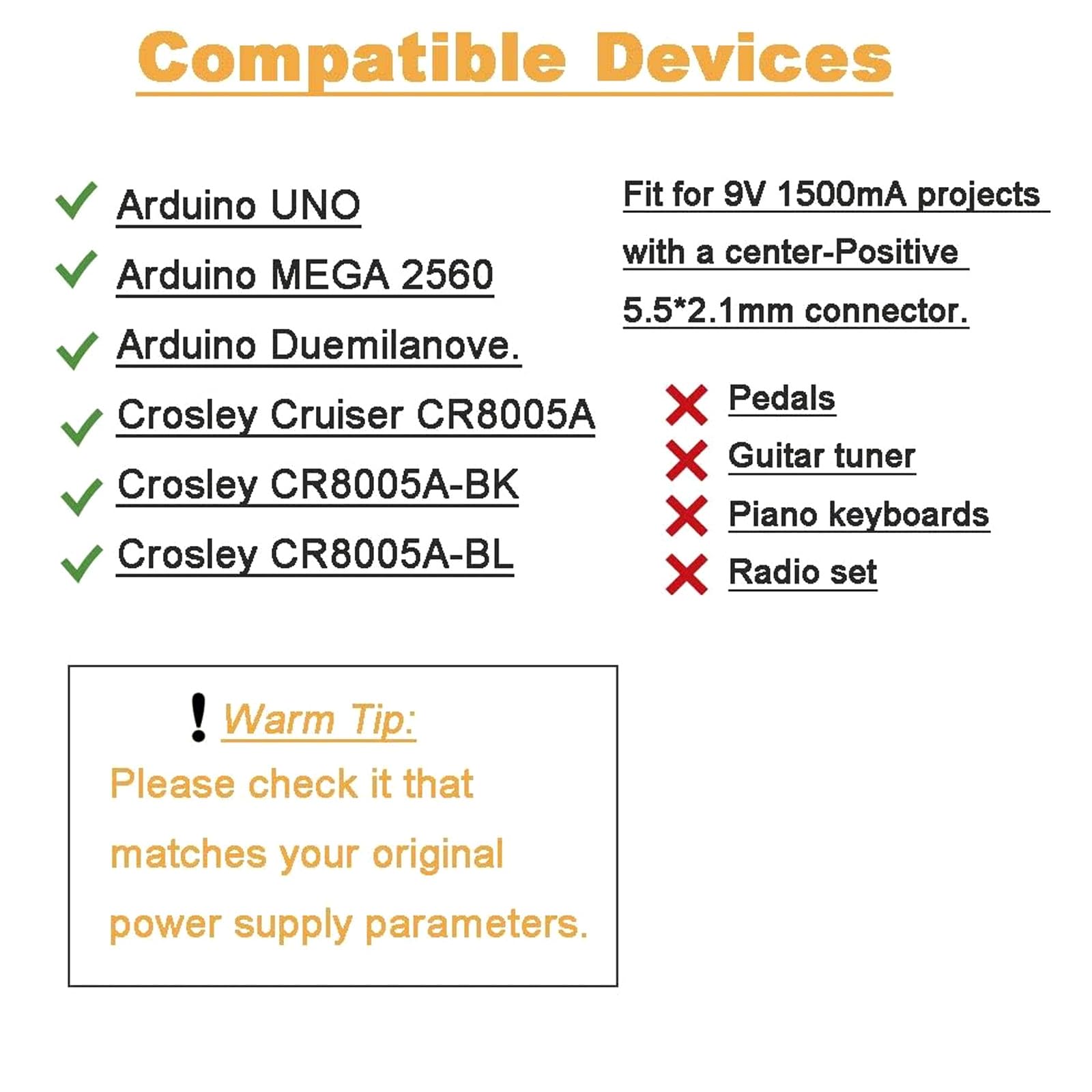 DC 5Volt 2A Power Supply 10W 100V-240V AC To DC 5V Power Adapter 2A 1.5A 1A 0.5A