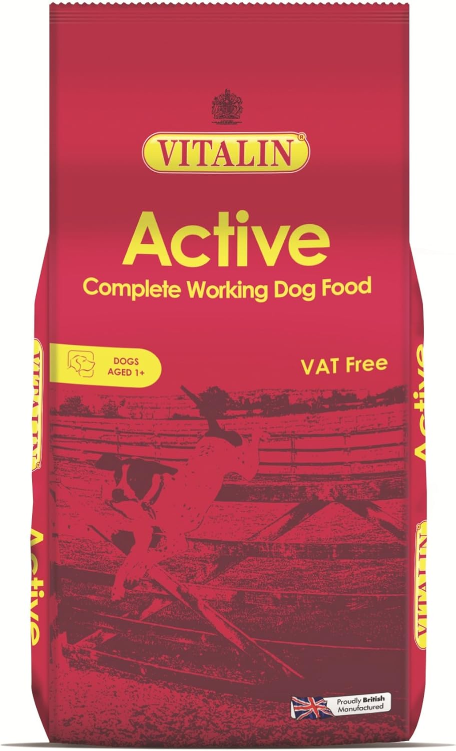 Vitalin Complete Dry Adult Active Working Dog Food Chicken, 15 kg