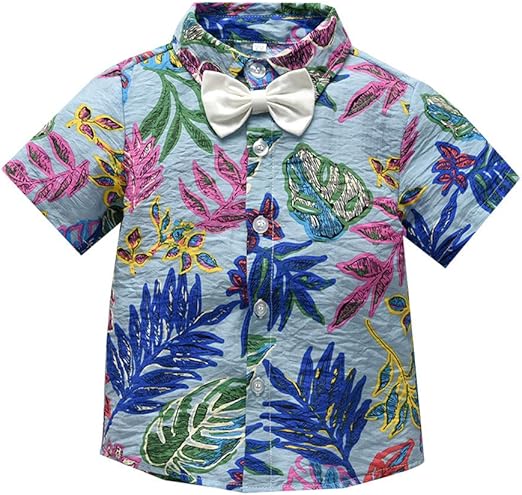baby boy floral shirt