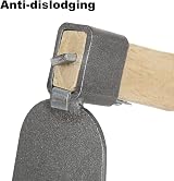 GOYADA Garden Digging Hoe and Rake Set 2 Pack with Wooden Handle view 3