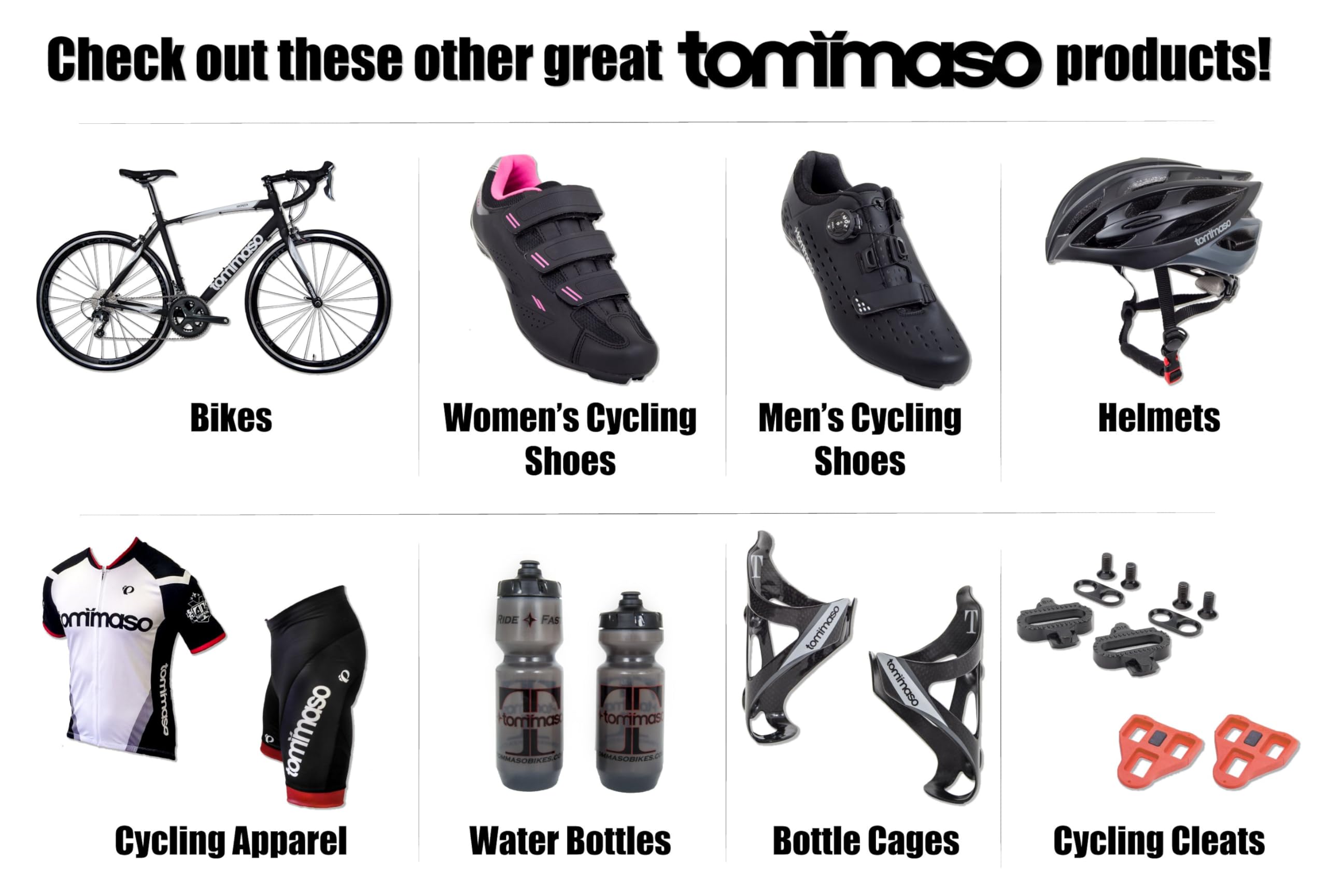 Tommaso Pista 100 Women's Cycling Shoes Dual Cleat Compatibility Spin