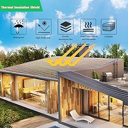 MRPAPA Double Reflective Insulation Foam, 48" x 10