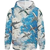 Glaphy Kids Hoodies for Boys Girls, Pullover Hooded Toddler Sweatshirt Long Sleeve Hoodie