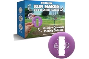 Innova Discineer Run Maker Disc Golf Mini Marker | Built-in Distance Rangefinder for Circle 1 & 2 | Easily Find Distance to B