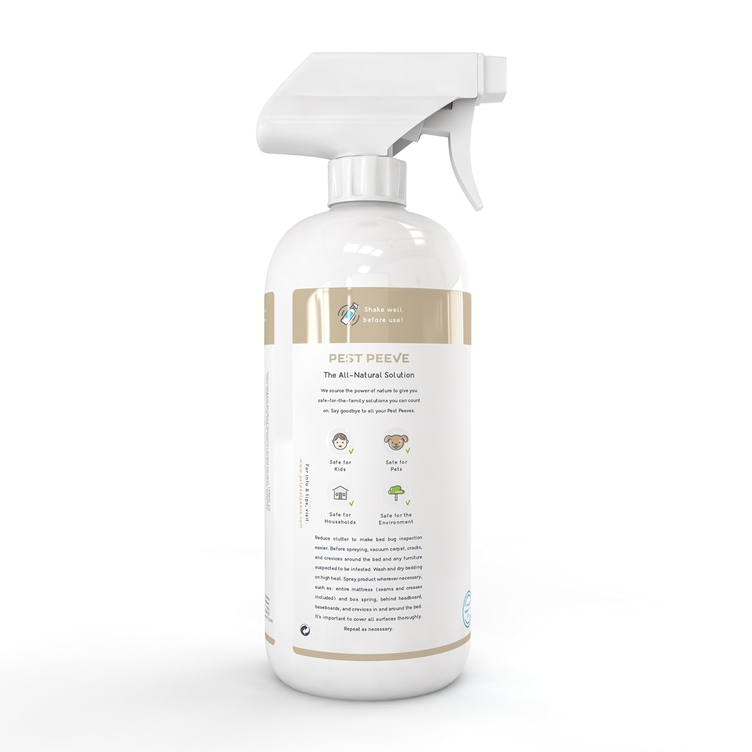 Say Bye Bye Anti Bed Bug Best Safe Eco Heavy Duty Spray Repellent 1Bottle 32oz. 850226007037 eBay