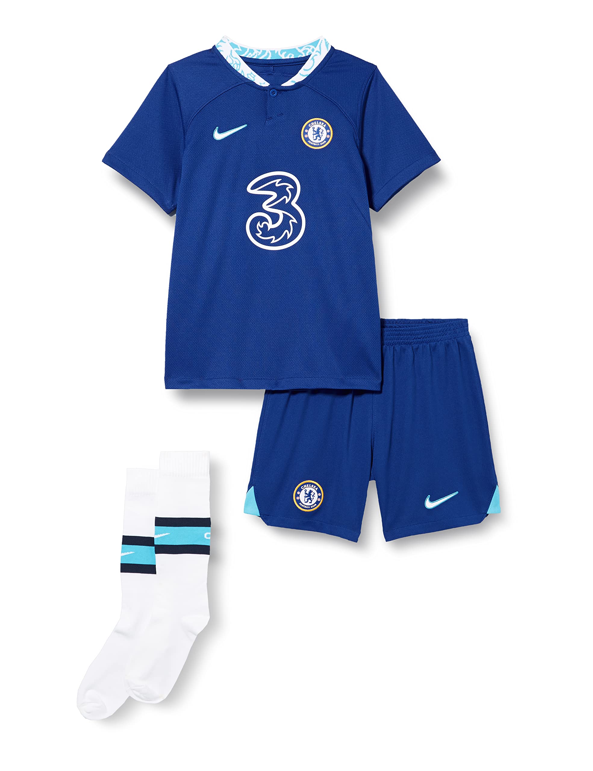 Chelsea F.C. Unisex 2022/23 Season Official Home Game Kit, Rush Blue/Chlorine Blue/White, L UK — image 1