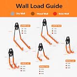 HSTMYFS Kitmiido Garage Hooks Set 10 Pack Double Wall Mount Heavy Duty view 2