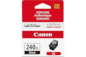 Canon PG-240 XL Genuine Black Ink Cartridge, Compatible with MG2120/3120/4120, MX512/432/472/372/392/522/532/452, MG2220/3220/4220/3520/3620, TS5120