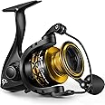 Piscifun Flame Spinning Reels, Lightweight 9+1BB Ultra Smooth Spinning Fishing Reels, 19.8LBs Max Drag, 2000, 3000, 4000, 5000 Series, Red & Blue
