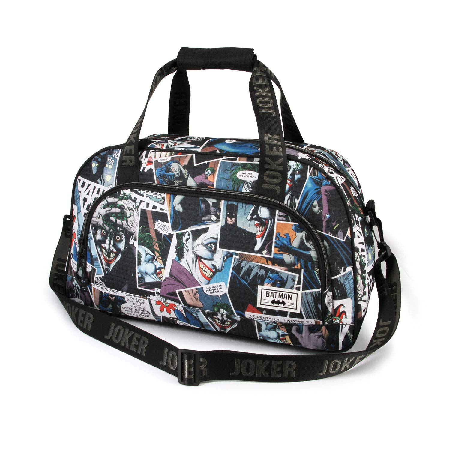 Joker Comic-Pocket Sports Bag, Multicolour, 22 x 45 x 30 cm, Capacity 29.5 L