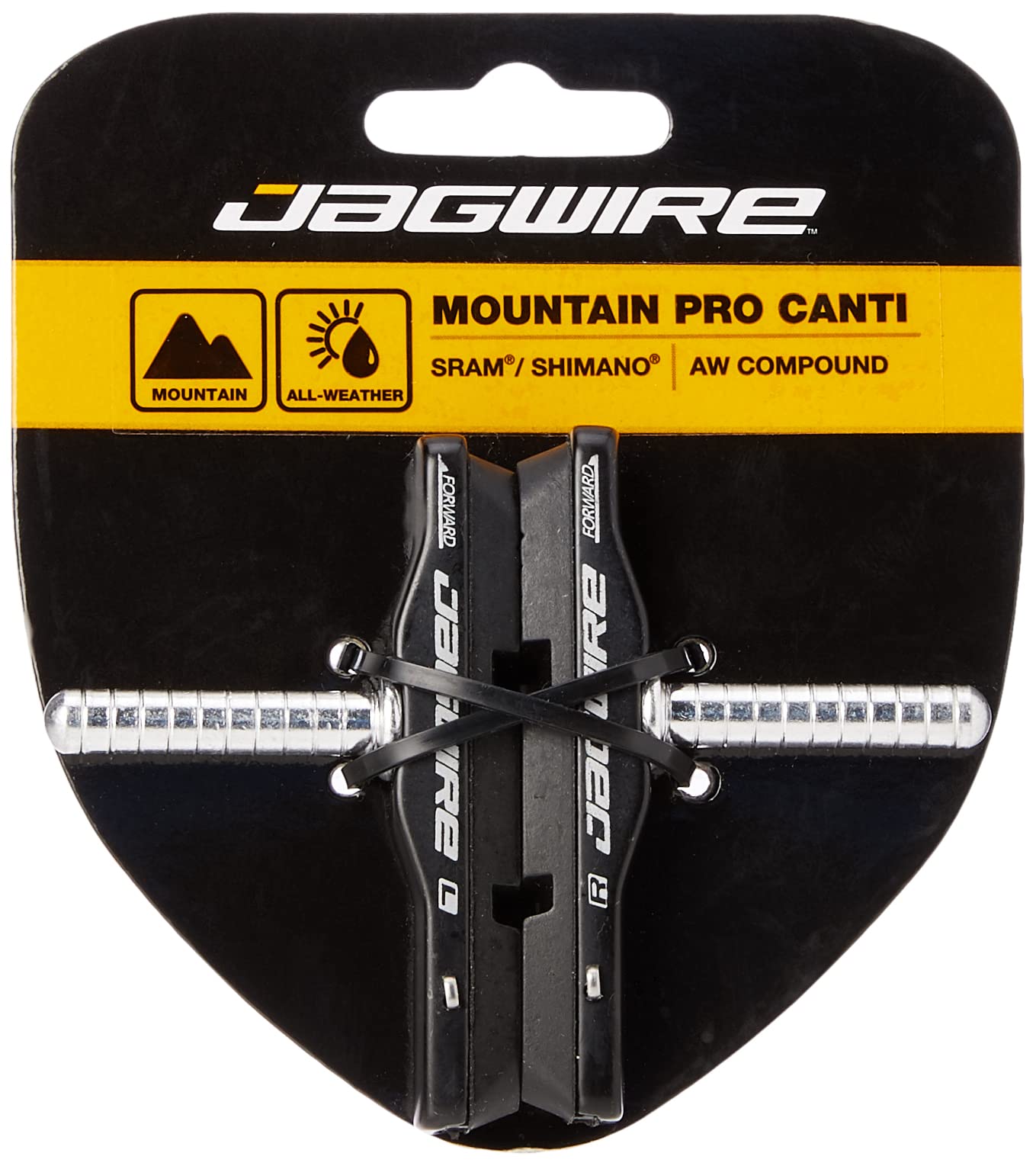 Jagwire Switchback TriZone Black Canti Cartridge Brk Shoes, TU EU