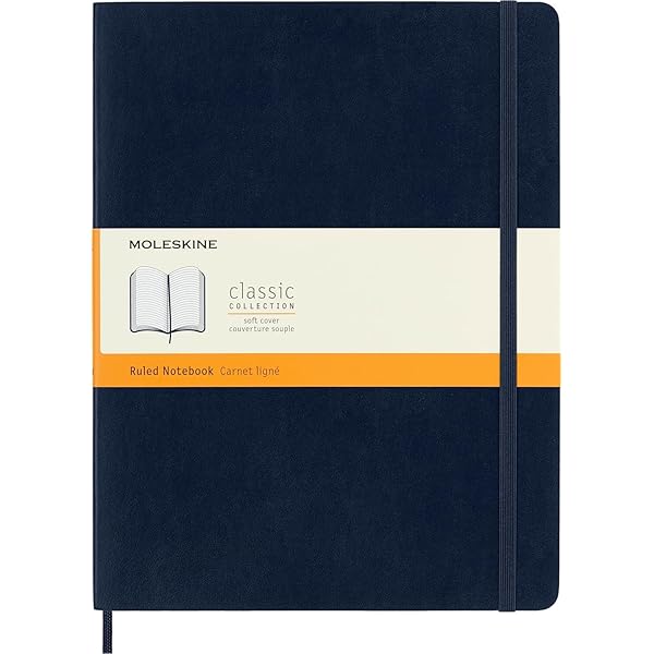 Amazon.com : Moleskine Classic Notebook, Soft Cover, XL (7.5
