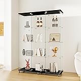 nifoti 66.5" H 4-Shelf Extra Large Glass Display
