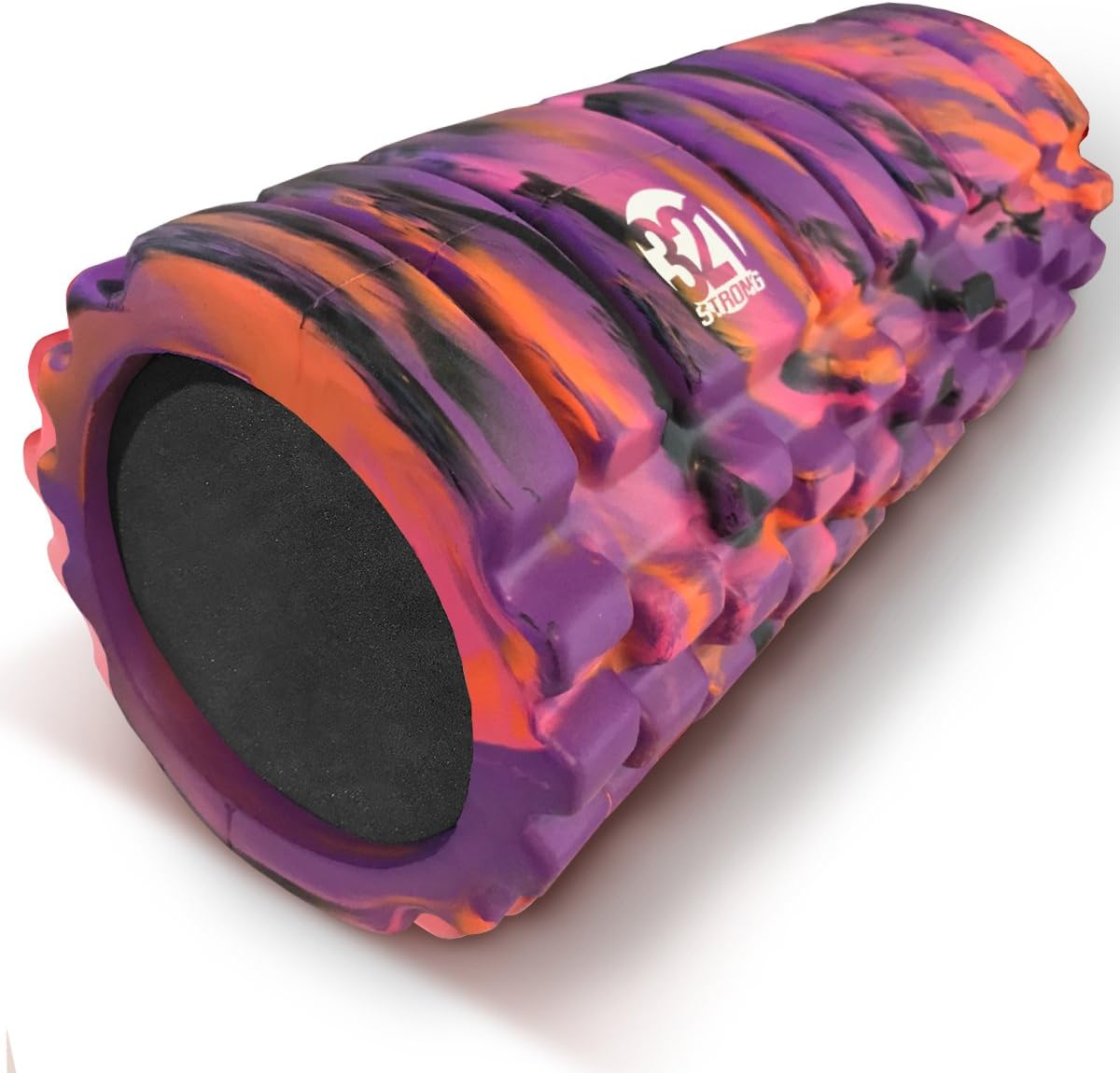 321 STRONG Foam Roller - Medium Density Deep Tissue Massager - Muscle Massage + Myofascial Trigger Point Release - Includes 4K eBook - Sunrise: Sports & Outdoors