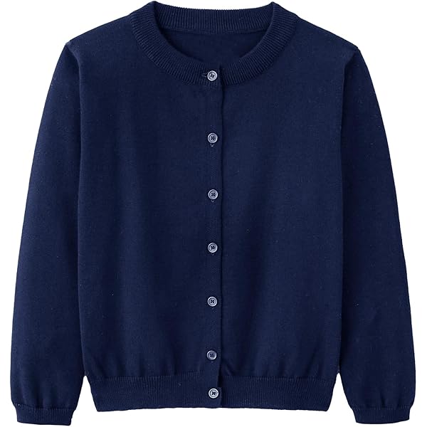 Cardigan fille bleu zoo col rond bleu en coton taille 4-5 ans