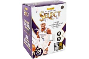 2024–25 Panini Select Basketball Blaster Box – Official NBA Trading Cards – Retail Exclusive Parallels, Inserts & Rookie Cards – Sealed Box