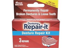 D.O.C. Repair-It Denture Repair Kit - 1 Ea, 3 Pack by Majestic