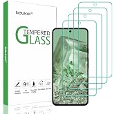 beukei (4 Pack) Designed for Google Pixel 8A 5G Screen Protector Tempered Glass,Touch Sensitive,Case Friendly, 9H Hardness