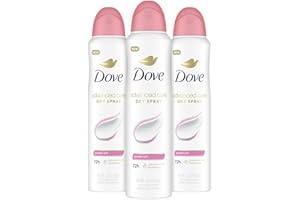 Dove Advanced Care Antiperspirant Deodorant Spray Powder Soft 3 Count to help skin barrier repair after shaving 72 hour antiperspirant deodorant for soft underarms with boosted ceramide levels 3.8 oz