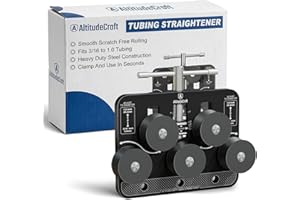 AltitudeCraft Tubing Straightener for 3/16 to 1.0 Inch Coiled Pipes, Professional Brake Line Tool for Copper Aluminum PEX Ste