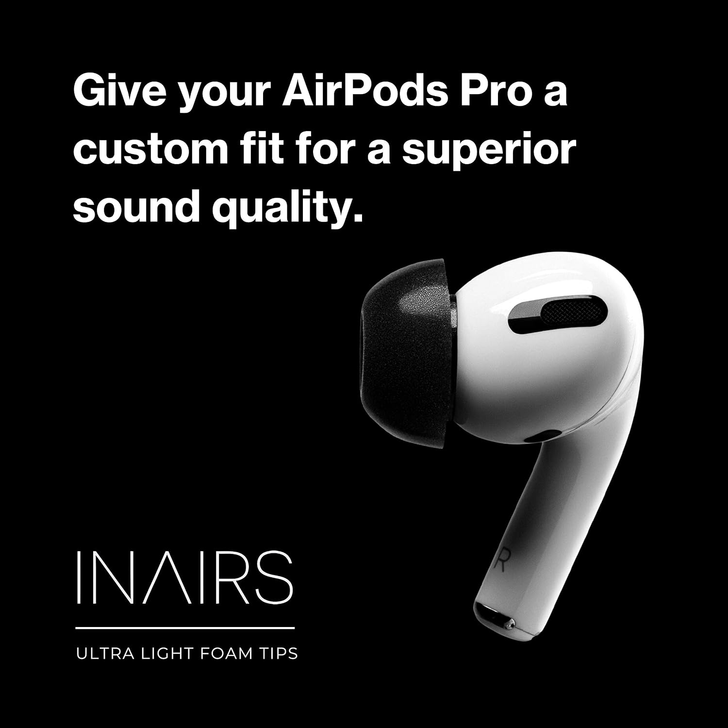INAIRS Compatible with AirPods Pro 1st & 2nd Generation (S), 5 works of Foam Tips - Image 4