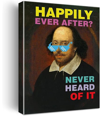 Wee Blue Coo Kunstdruck 'Hamlet' – 30x40 Cm, Theater-Motiv, Für Wand-Dekoration