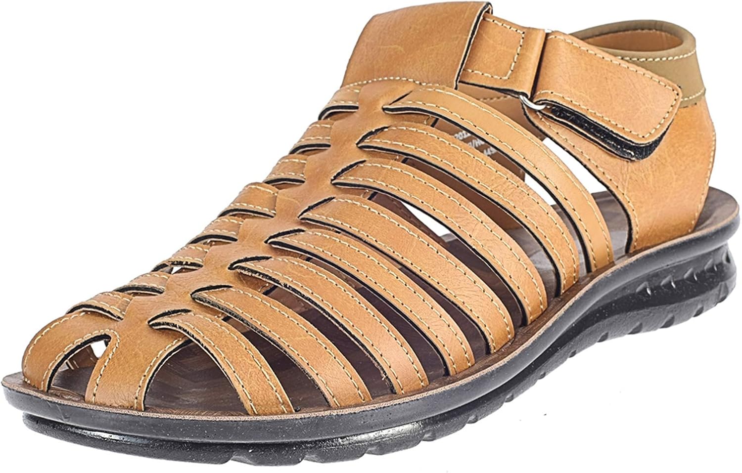 Amazon.com | Khadims Men's Tan Lifestyle Dress Sandal - 7 | Sandals