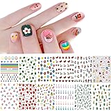 Nail Stickers for Women and Little Girls - 12