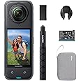 Insta360 X4 Endurance Bundle - 8K Waterproof 360 Action Camera, 4K Wide-Angle Video, Invisible Selfie Stick, Removable Lens G