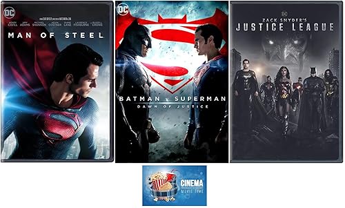 Justice League Triple Feature Man of Steel Batman v Superman