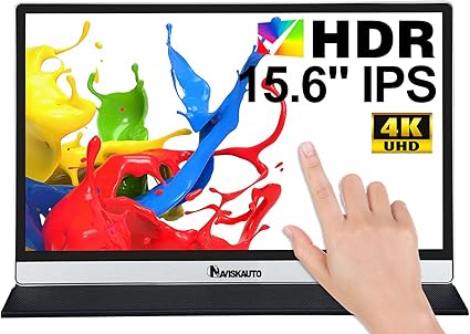 Amazon Naviskauto モバイルモニター 15 6 インチ 4k タッチパネル モバイルディスプレイ Hdr ゲームモニター Ipsパネル スピーカー内蔵 Usb Type C 標準hdmi Ps4 Switch Xbox Pc Mac カバー付 18ヶ月保障 Naviskauto ディスプレイ 通販