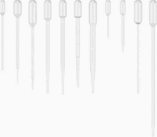 Simport P200-58 Disposable Transfer Pipettes, 5 ml, 1.8 ml Bulb, Non-Sterile [pack of 500]