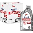 Mobil Full Synthetic High Mileage Motor Oil 5W-20, 1 Quart (6-pack)
