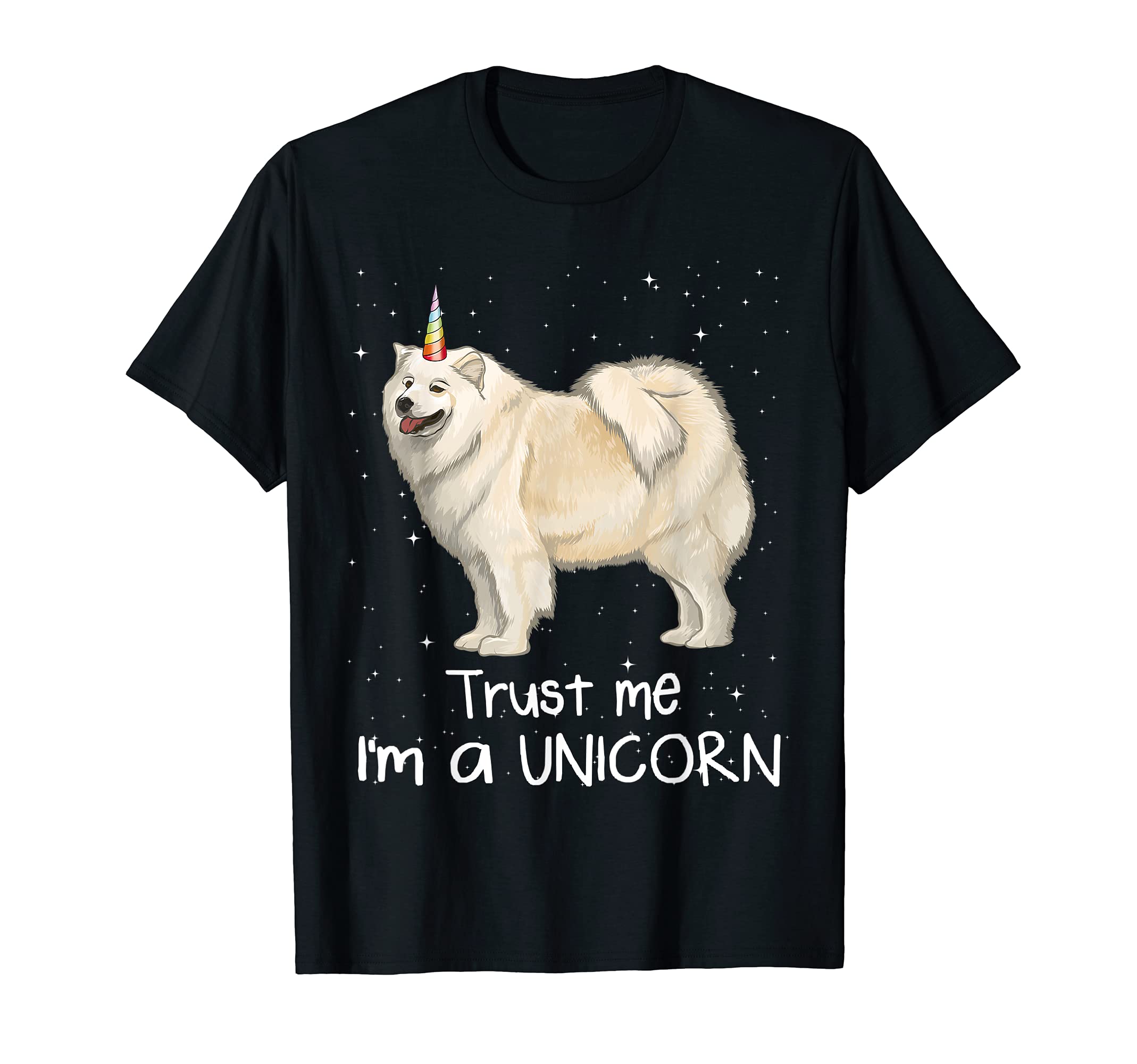 Funny Samoyed Trust Me I'm A Unicorn Dog T-Shirt