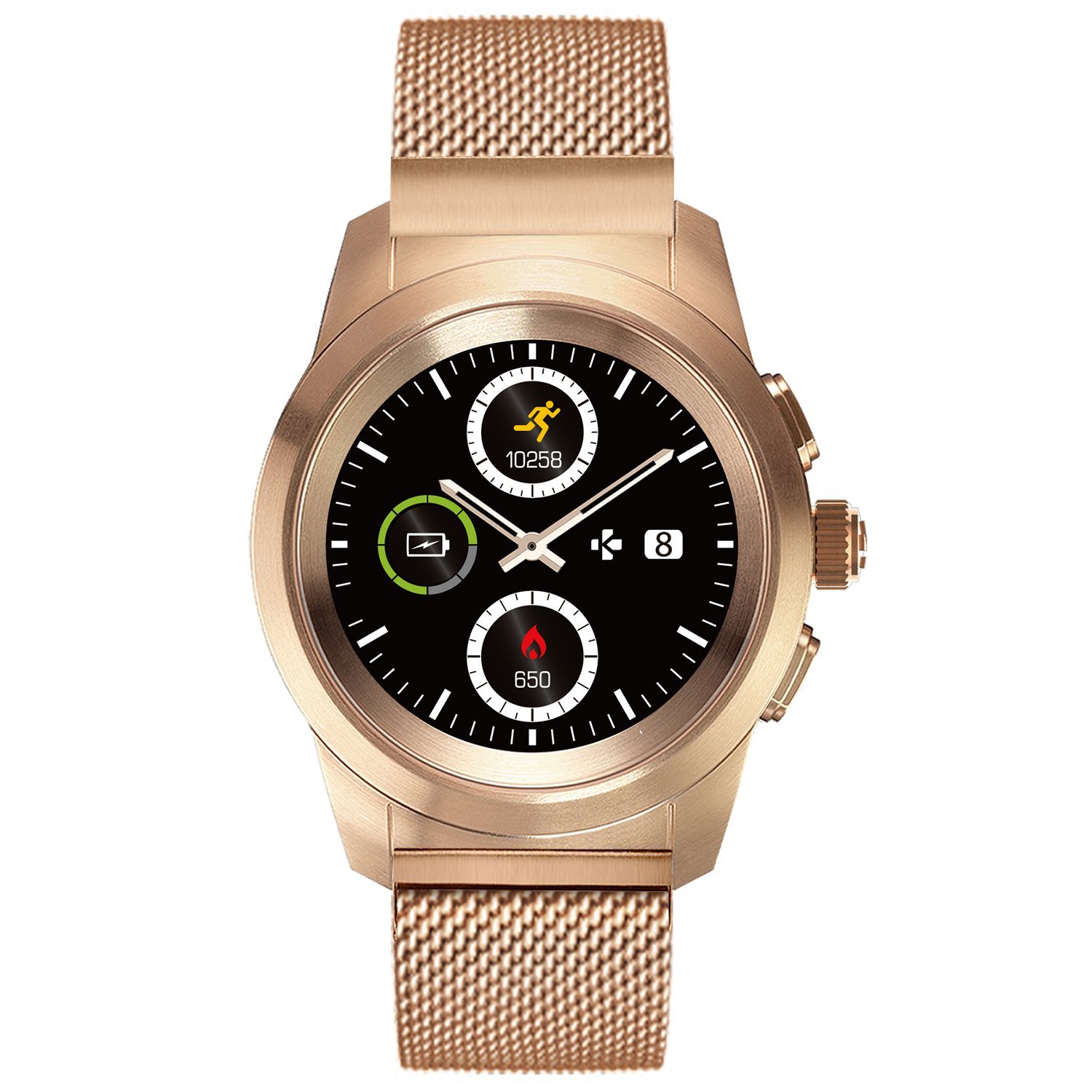 MyKronoz ZeTime Elite - Reloj Inteligente híbrido (44 mm ...