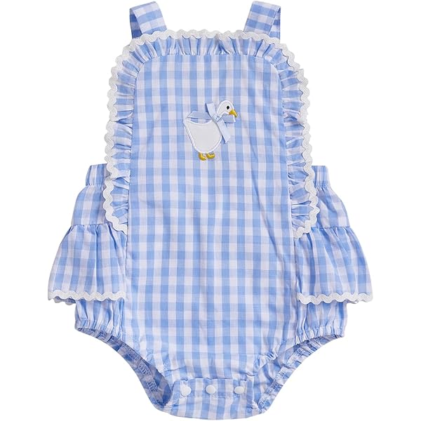 Amazon.com: Ayalinggo Baby Girl Goose Outfit newborn Infant Bubble