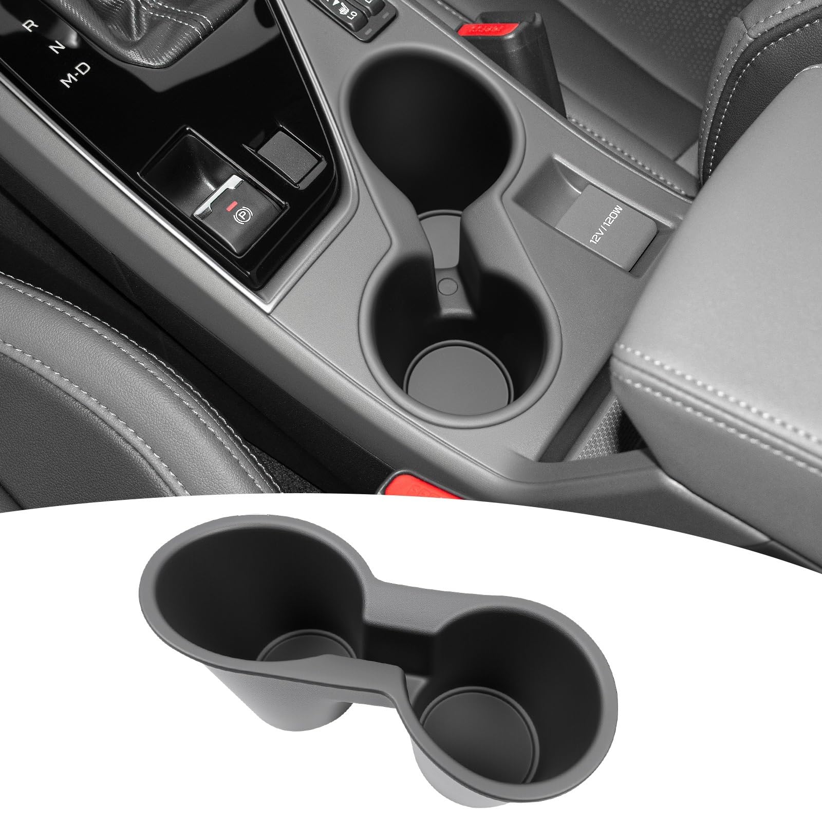 Photo 1 of OUSUWO Cup Holder Compatible with 2024 2025 Subaru Crosstrek Premium/Sport/Limited/Wilderness Accessories, Noise-Free Water & Dust Proof Insert Console Drink Holder Fit for Subaru Impreza