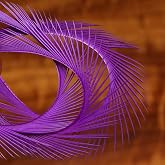 Hareline Fly Tying Stripped Goose Biots - Purple