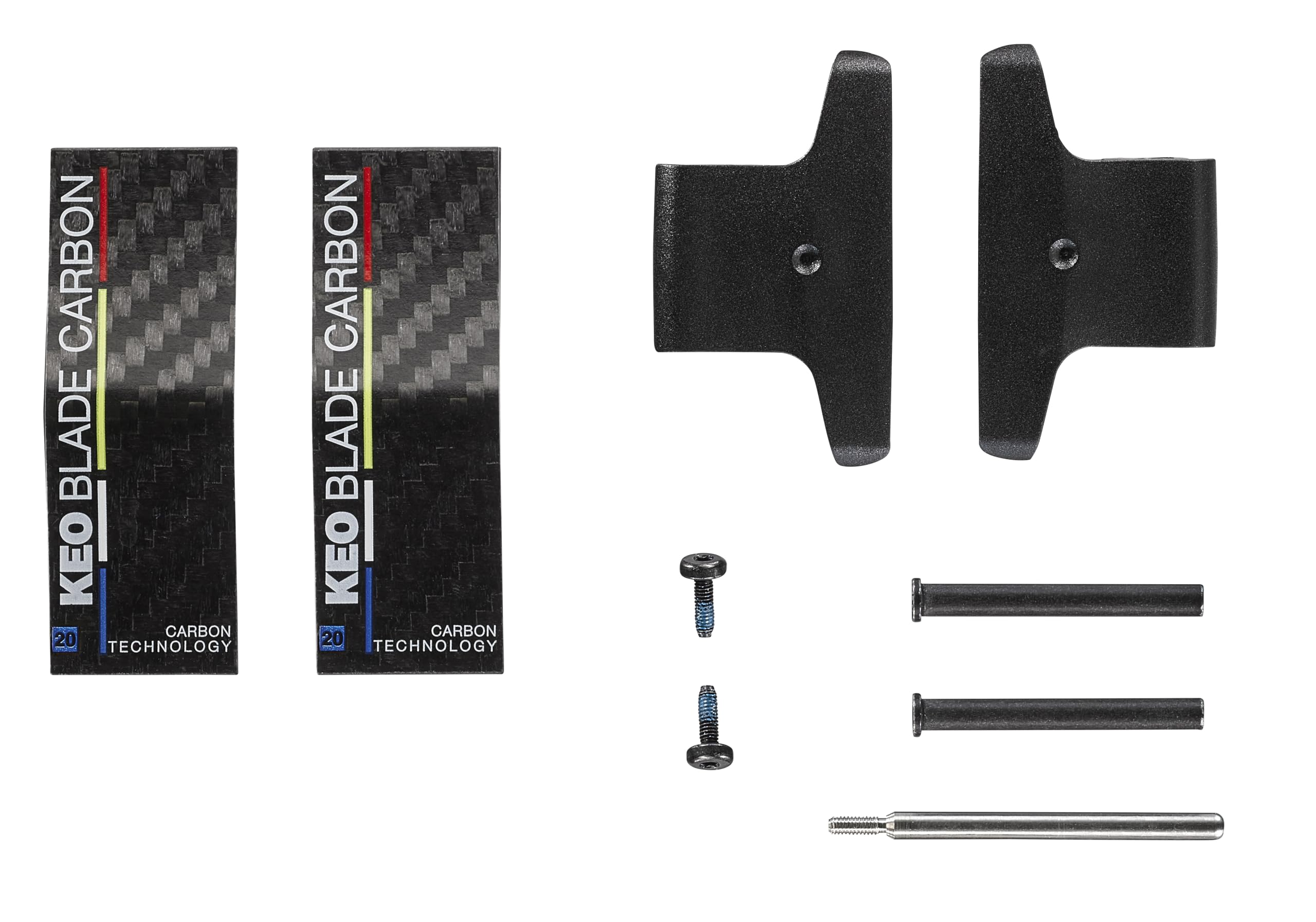 LOOK Cycle - Blade Kit, KEO Blade Carbon - Blade Kit for KEO Blade Carbon, Ceramic and Titanium Pedals - Replacement Blade and/or Tension Adjustment - Tension 18