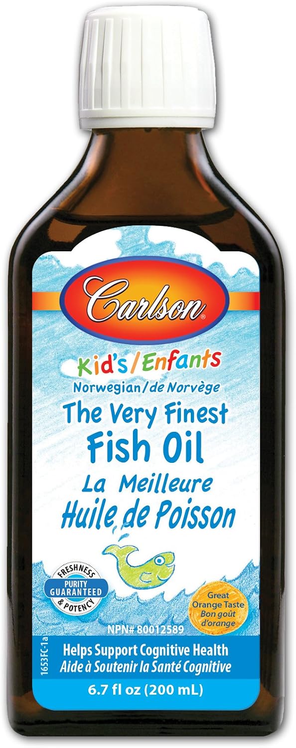 Carlson labs for kids very finest fish Oil Orange, 200ml (088395016530)