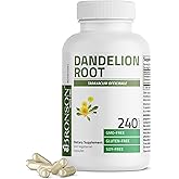 Bronson Dandelion Extract High Potency Supplement, Supports Overall Good Health & Well-Being, Traditional Diuretic Herb - Non-GMO, 240 Vegetarian Capsules