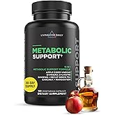 Livingood Daily Metabolism Booster for Women & Men, Metabolic Support (120 Vegetarian Capsules) - Metabolism Boost Supplement Supports Digestive & Heart Health - Non-GMO, Gluten-Free, & Vegan