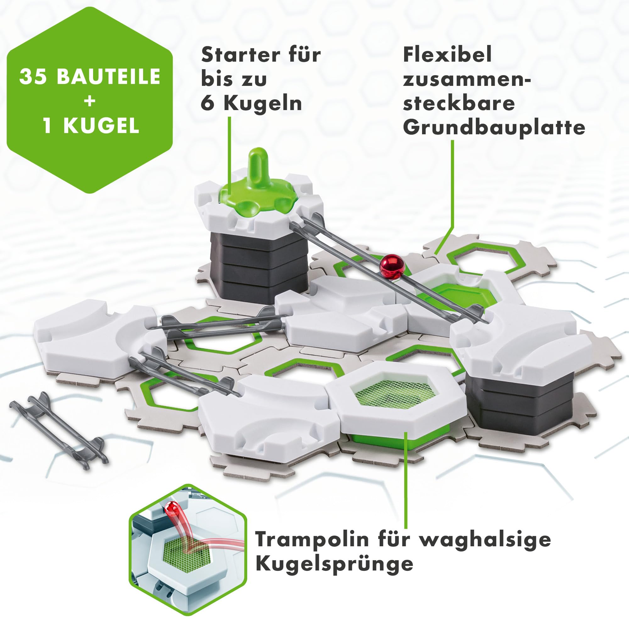 Ravensburger GraviTrax GO Flexible- Marble Run, STEM and Construction Toys for Kids Age 8 Years Up - Kids Gifts