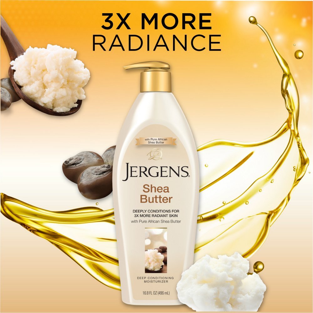 Jergens Shea Butter Deep Conditioning Moisturizer, 26.5 Fl Oz (Pack of 1) (Packaging May Vary) : Body Lotion : Beauty