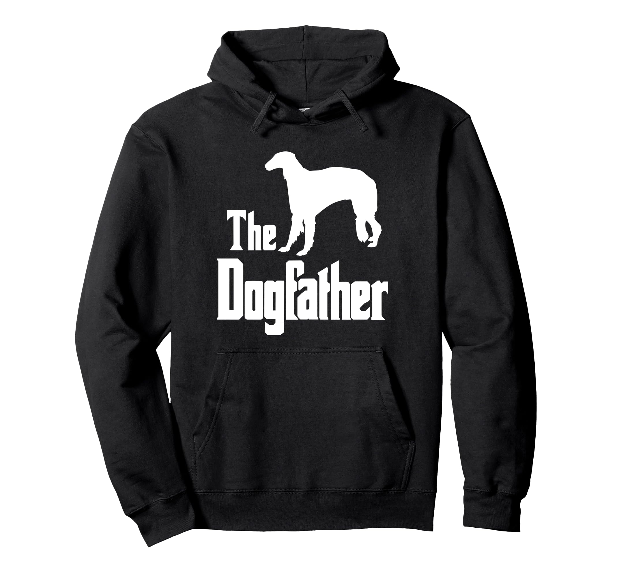 The Dogfather - funny dog gift, funny Borzoi Pullover Hoodie