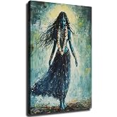 Goddess Kali, Hindu Goddess Kalima, Goddess Wall Art, Poster Printing, Framed Wall Art (Framed,16&times;24 inch)