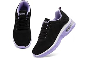 Unitysow Running Shoes Women's Cushion Walking Trainers Lightweight Breathable Mesh Athletic Sneakers Ladies Sports Tennis Sh