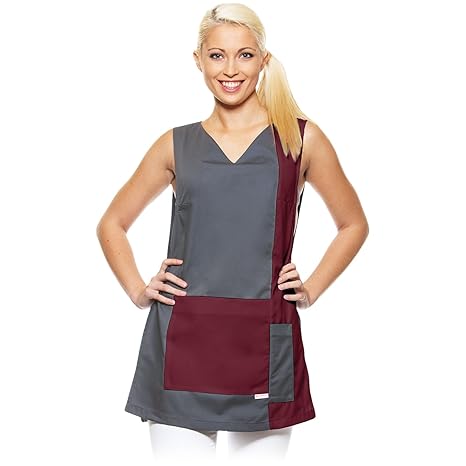 REIS PUTZKITTEL TNDUO 34/36-50/52 FRAU Putz Schürze Weste Tunika Mantel Reinigung NEU