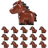 HUIANER Miniature Horse 15PCS Mini Horse Figures Fairy Garden Horse Resin Pony Figurine Moss Landscape Decoration DIY Craft Home Decor