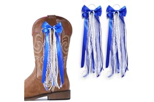 Ftuuo Ribbon Bow Martin Boot Bows Glitter Pearl Holiday Birthday School Accessory Decor